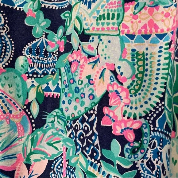 Lilly Pulitzer Kathie Flutter Sleeve Dress 00 - Picture 4 of 4